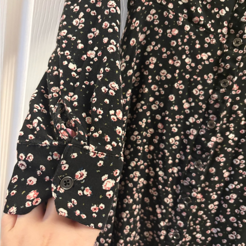 Floral Long Sleeve Dress Wild Fable Dress - Picture 4 of 6